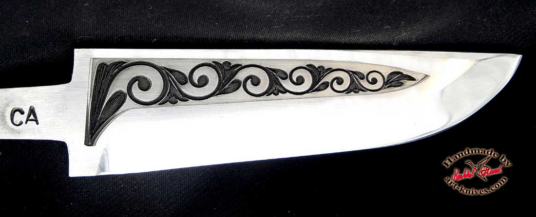 Knife blade 53 Engraved