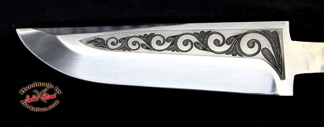 Knife blade 53 Engraved - 2