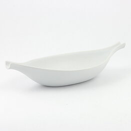 Stig Lindberg (Pungo 1953) White Canoe Bowl 26 cm (2)