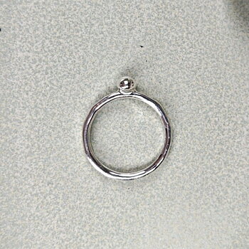 IAMLUND Stråla Boll ring silver