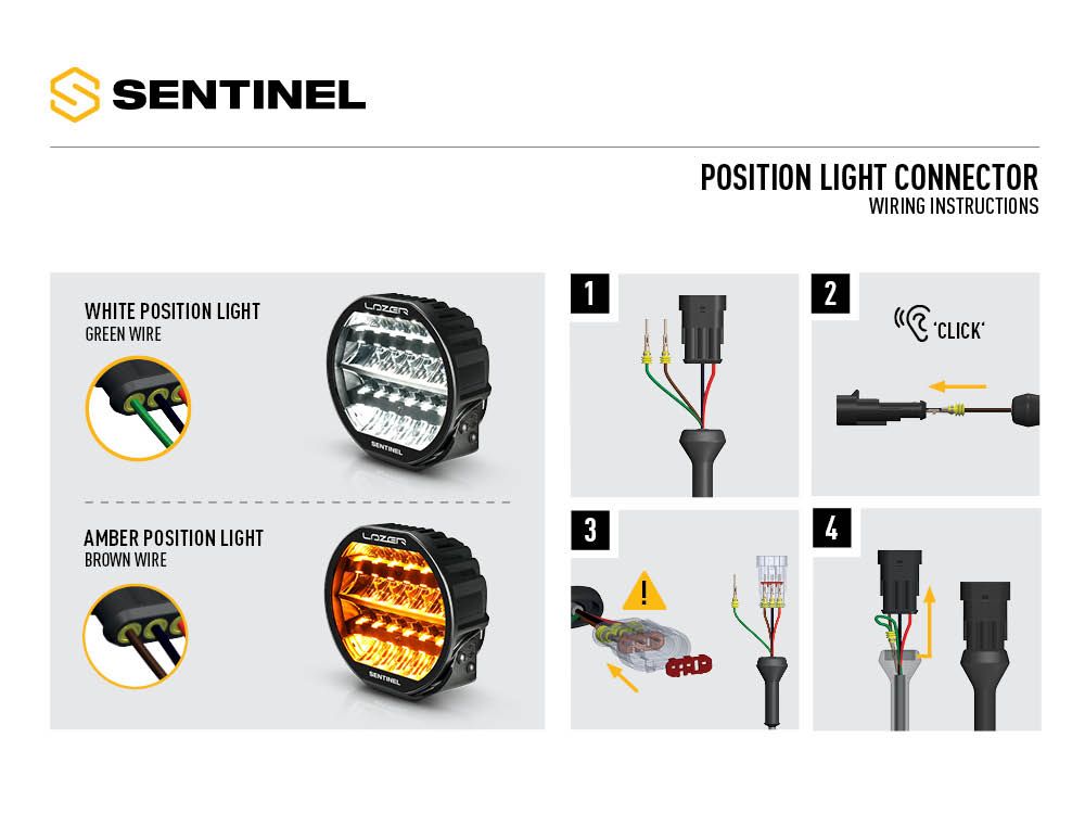 Lazer Sentinel 9 Highline LED Lisävalo | Valkoinen - 7