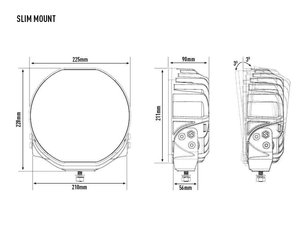 Lazer Sentinel 9 Highline LED Lisävalo | Valkoinen - 6