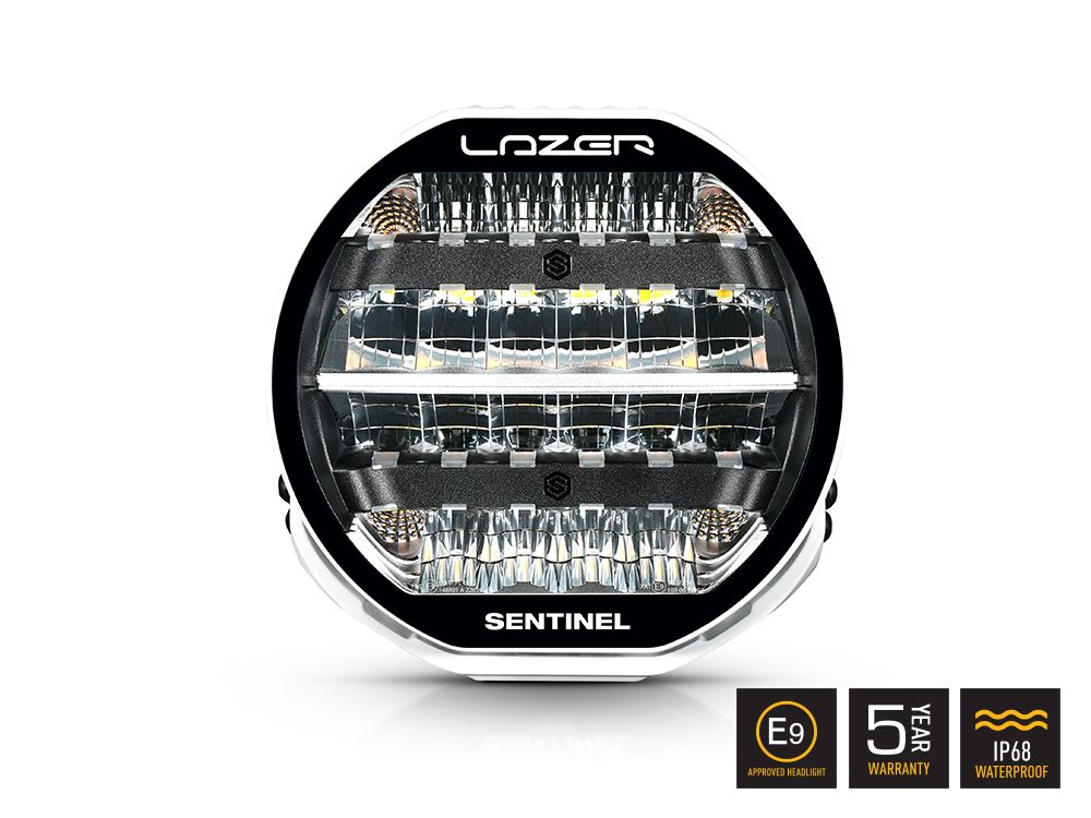 Lazer Sentinel 9 Highline LED Ekstralys | Hvid | Advarselslys - 2