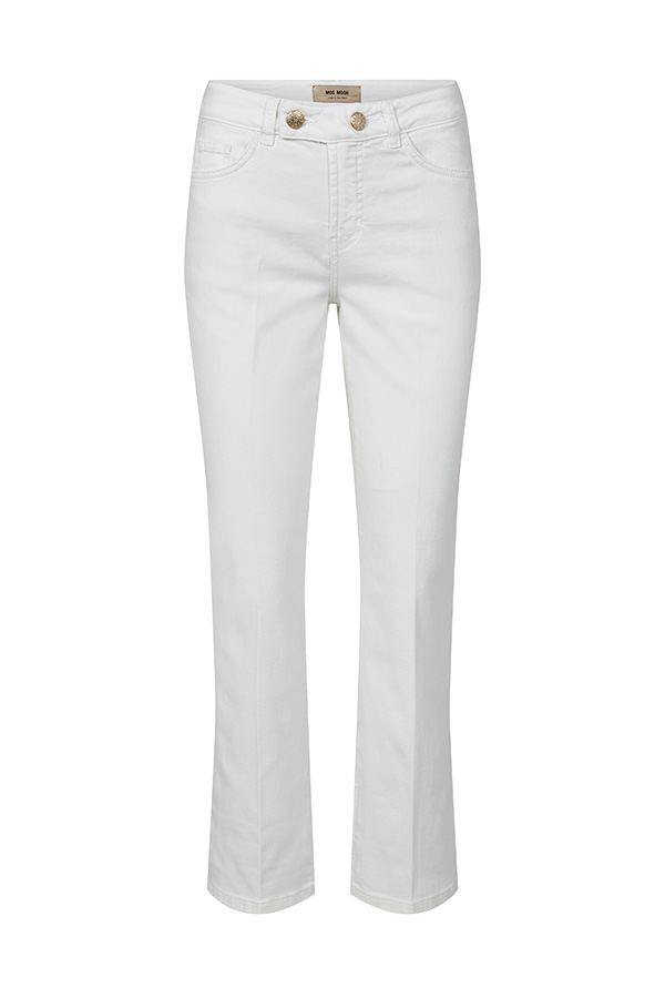 MMAshley Bianco Jeans White Ankle - 3