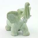 Vicke Lindstrand (1944) Green Elephant 16 cm