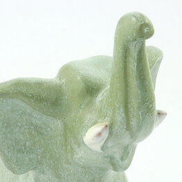 Vicke Lindstrand (1944) Green Elephant 16 cm
