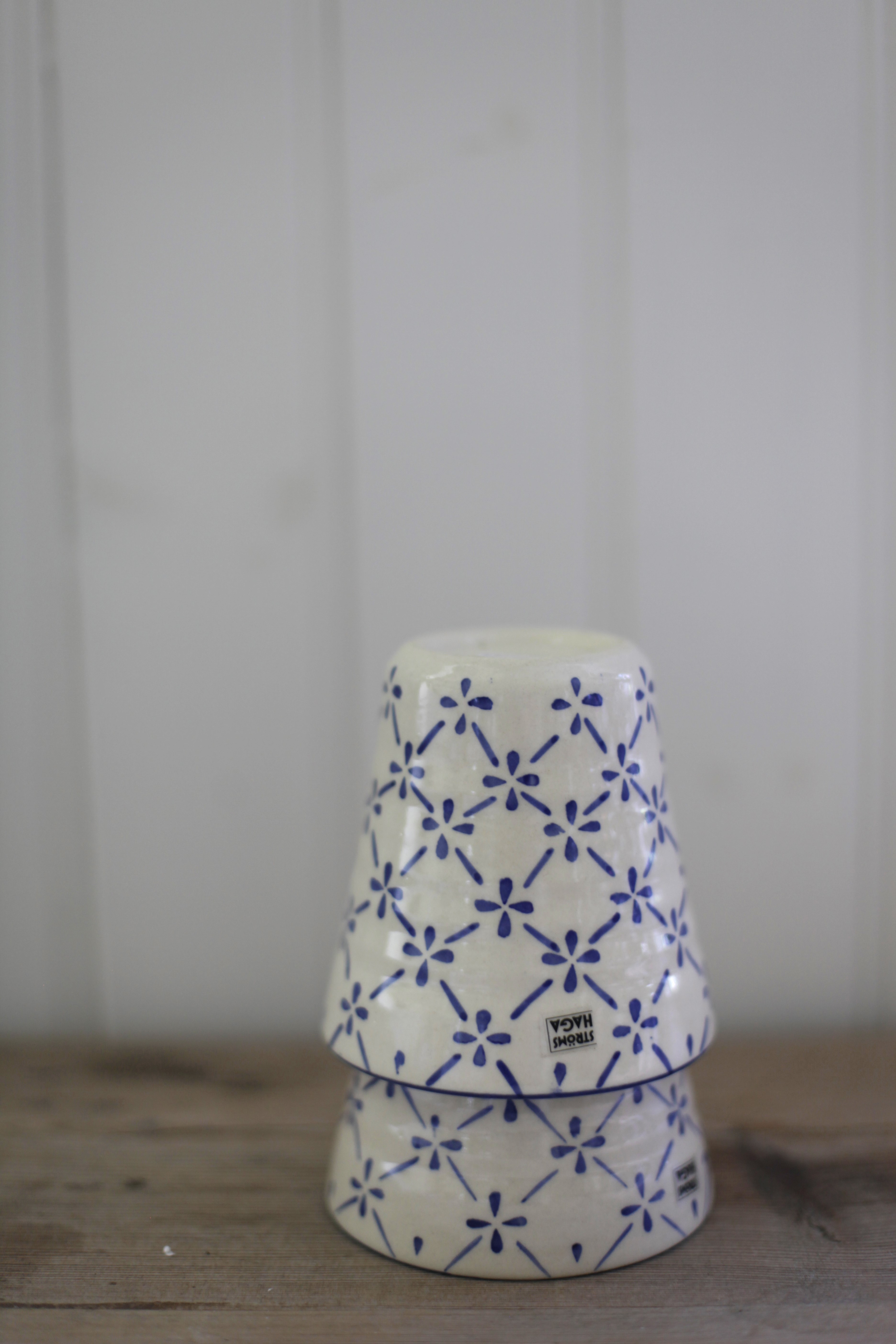 MUGG - MÖNSTER VIT/BLÅ - 2