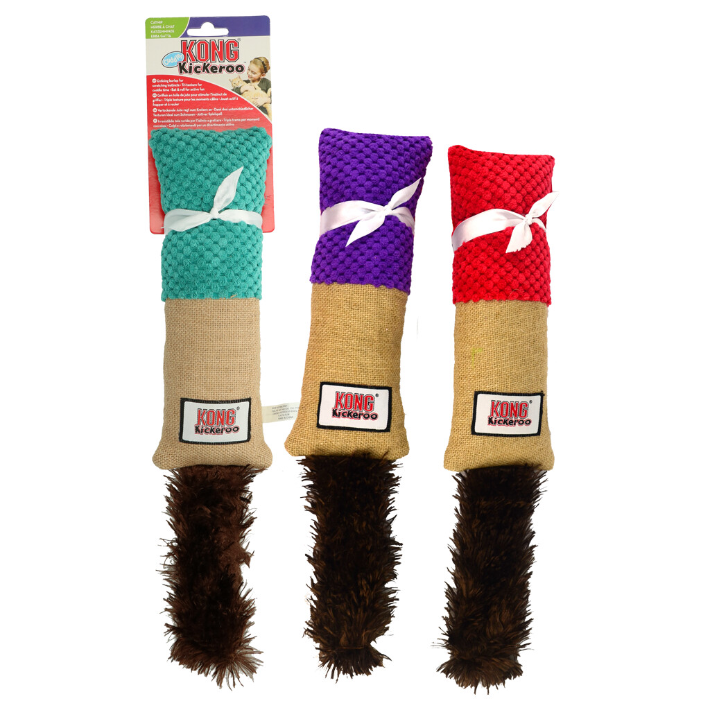KONG Kickeroo Cuddler Cat Toy – Assorted Colors - 2