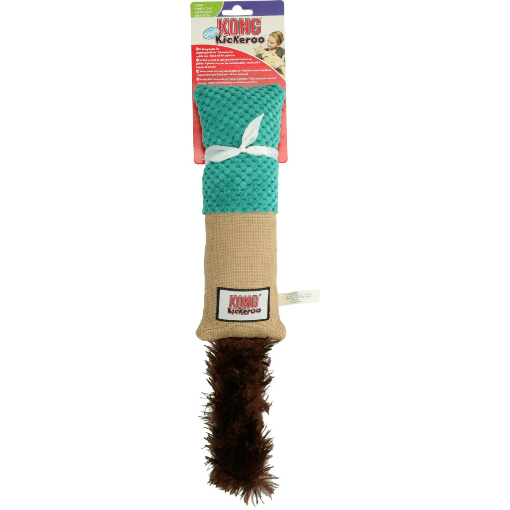 KONG Kickeroo Cuddler Cat Toy – Assorted Colors