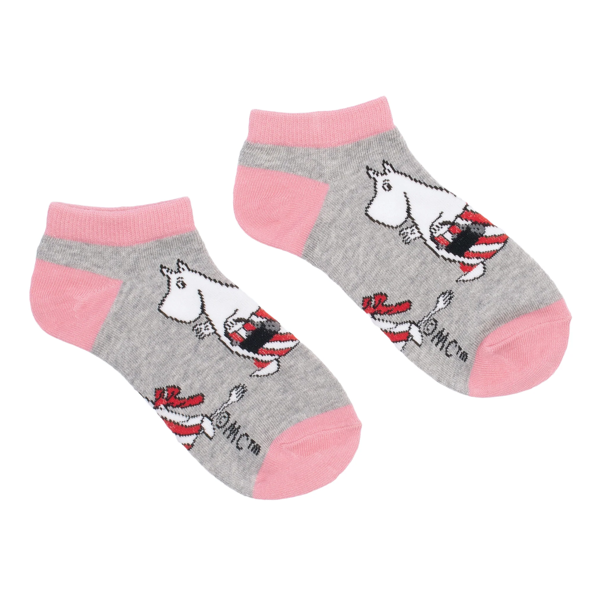Moominmamma Women's Ankle Socks, grey