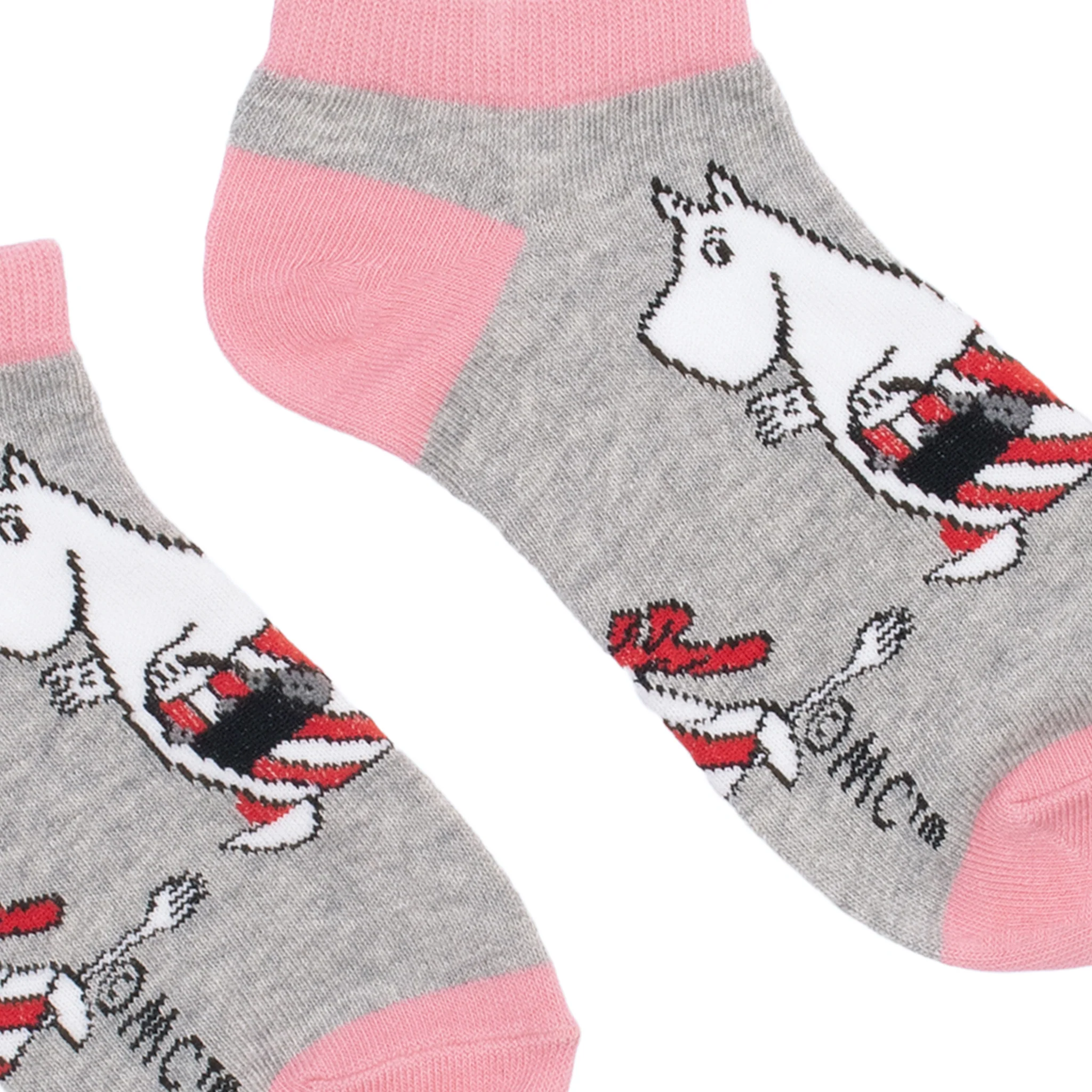 Moominmamma Women's Ankle Socks, grey - 3
