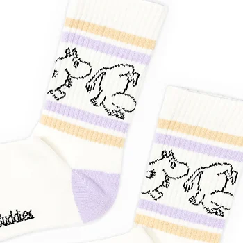 Mumin Retro damstrumpor - Mumintrollet, vit