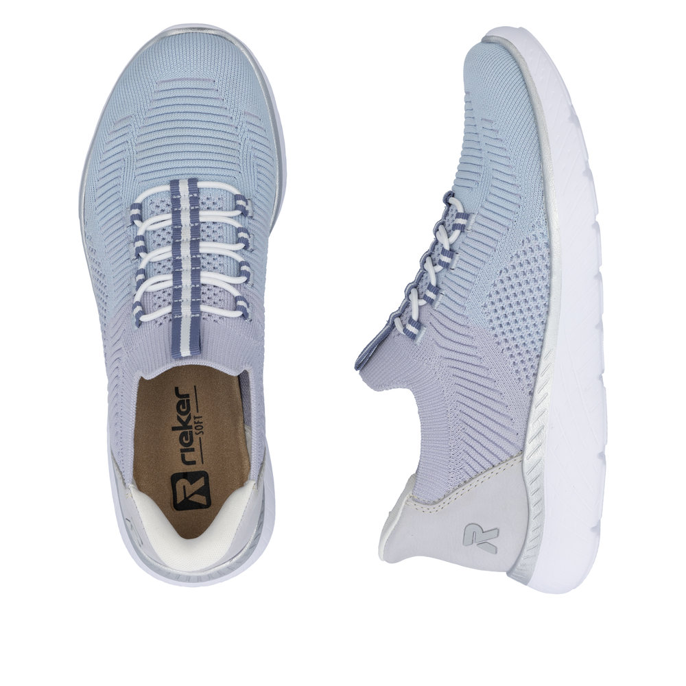 Rieker Damsneaker Ready 2GO Ljusblå - 8