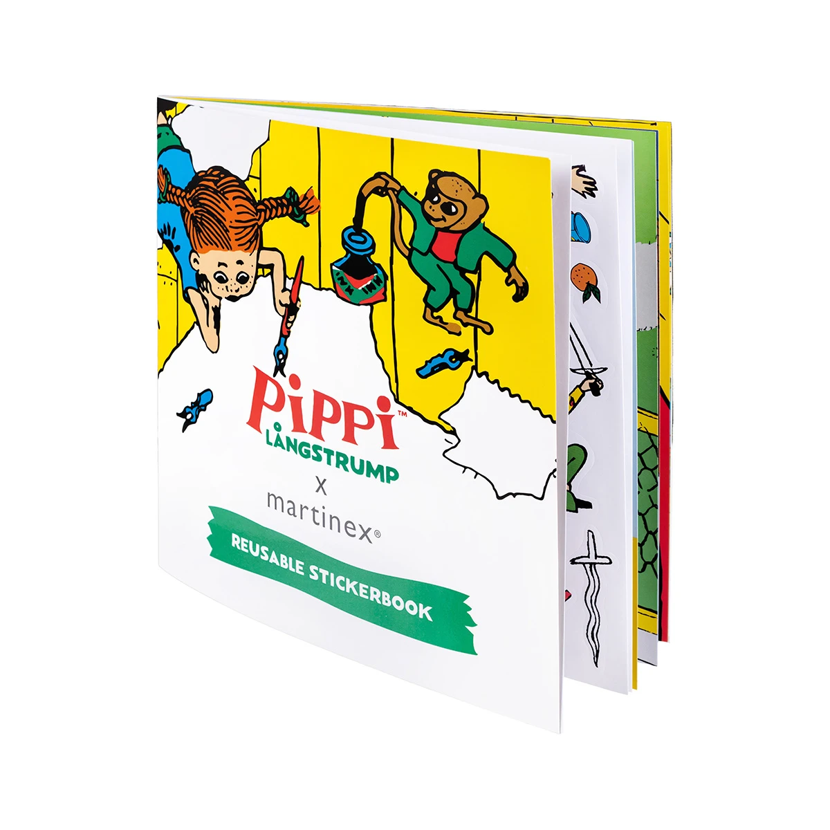 Pippi Longstocking Reusable Sticker Book