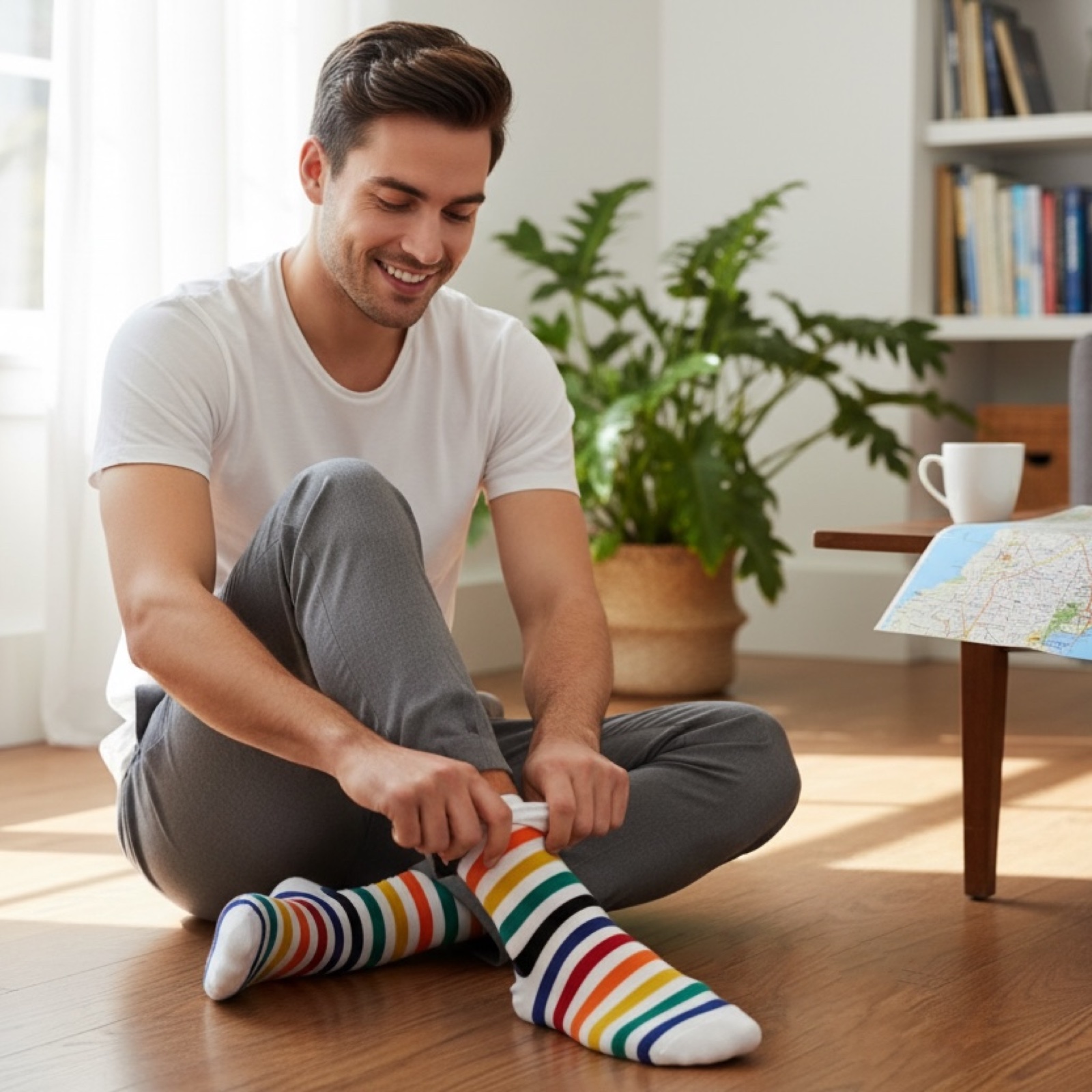Office Proud stripe Pride Socken - 3