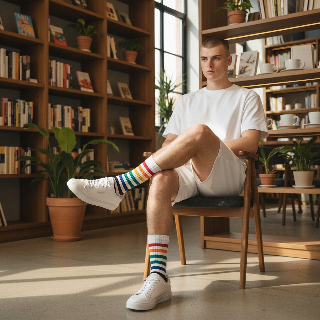 Office Proud stripe Pride Socken - 10