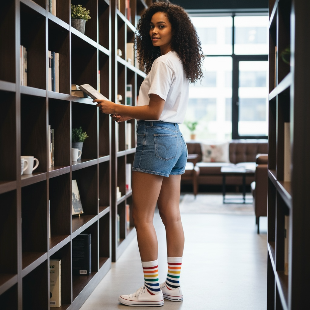 Office Proud stripe Pride Socken - 4