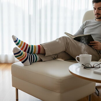 Office Proud stripe Pride Socken