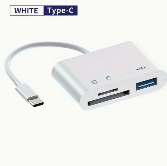NY! USB-C Hub med SD-kortläsare MicroSD (TF) / SD / USB