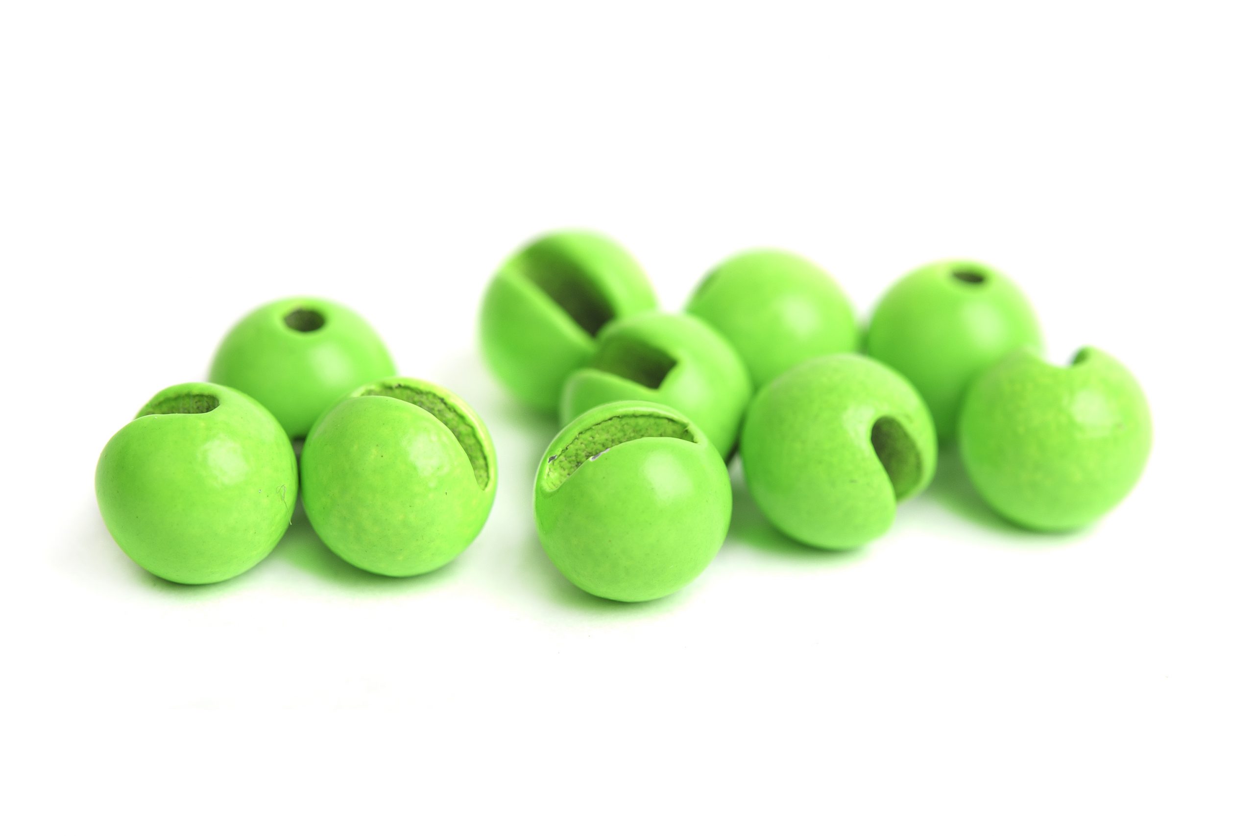 Slotted Tungsten Beads 4mm - 7