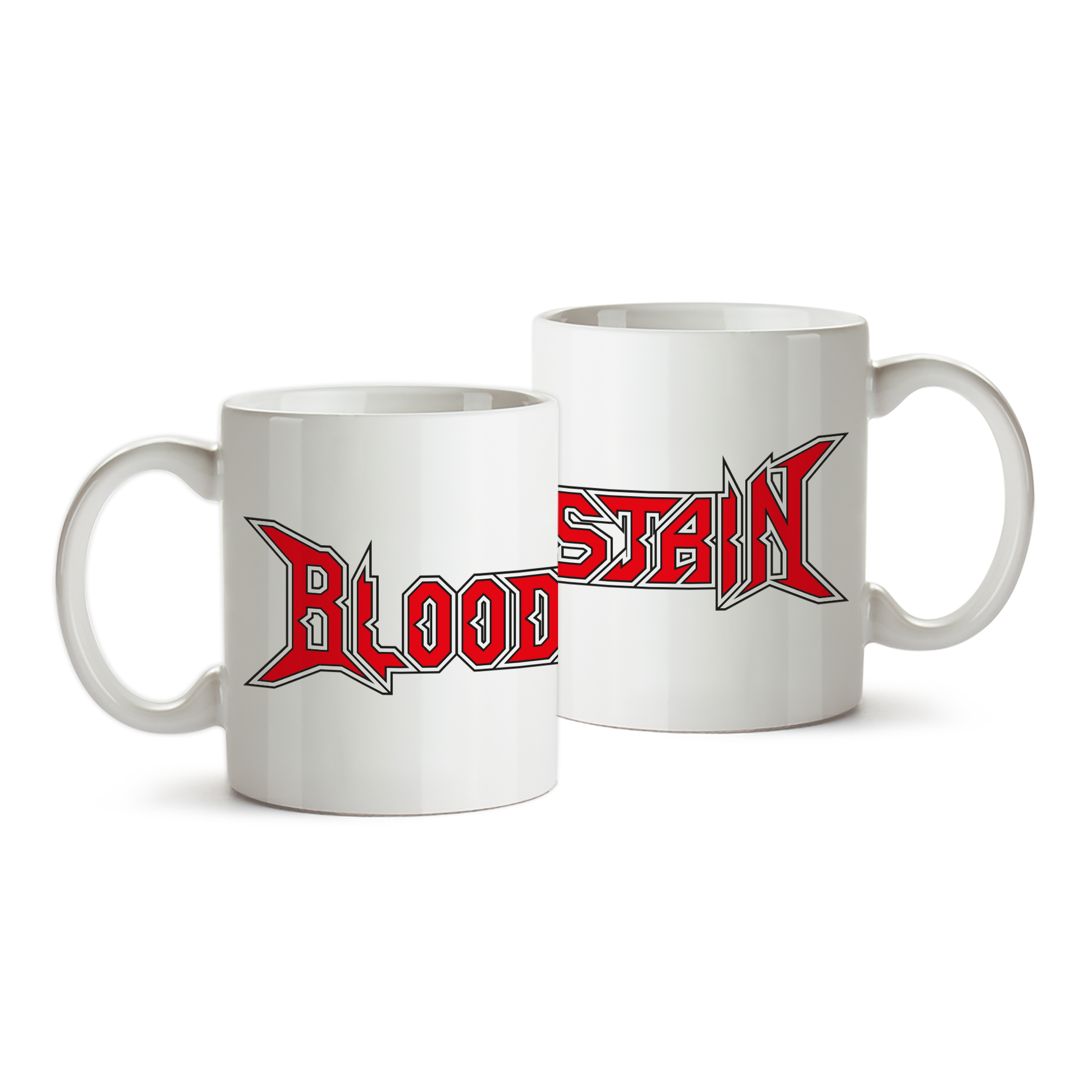 BLOODSTAIN - MUG, LOGO (2-PACK)