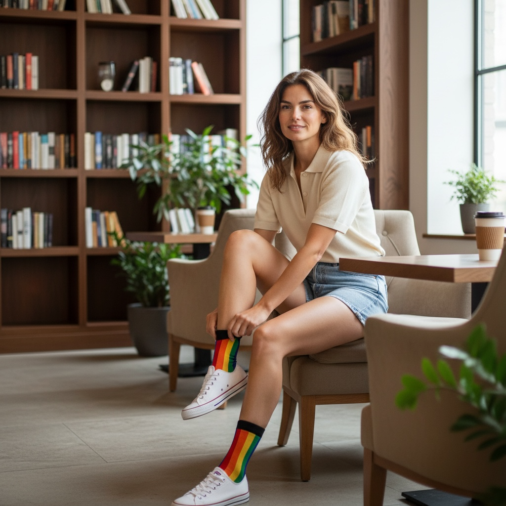 Office Pride Line Pride Socken - 3