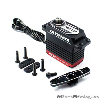 ULTIMATE - Servo RSX8 0.075s/37kg/8.4V med Gasservo Arm 25T