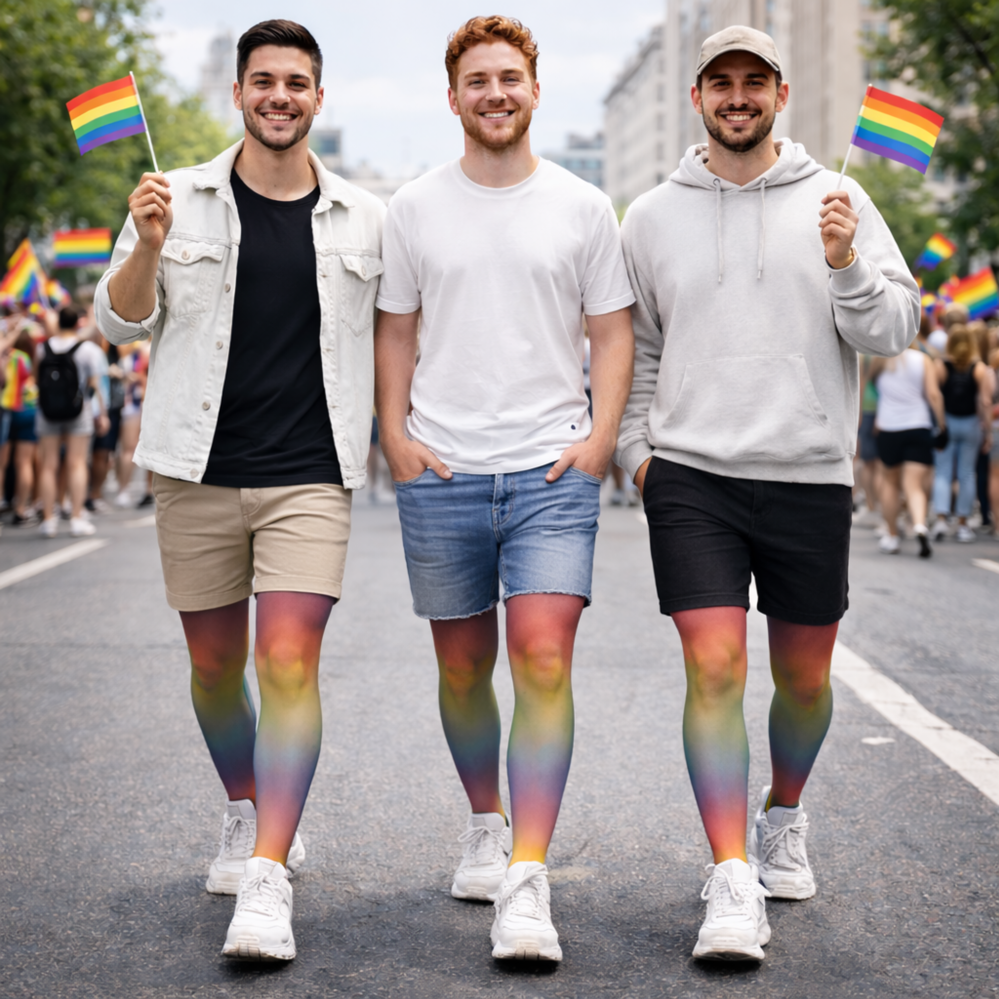 Pride-farbige Pantihose - 6