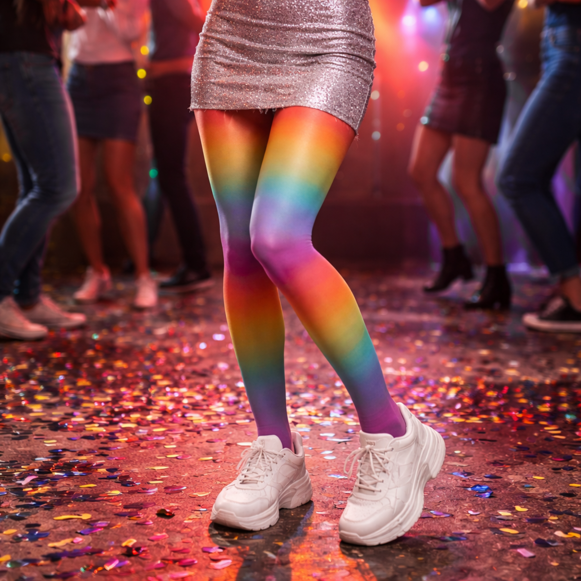 Pride-farbige Pantihose - 10