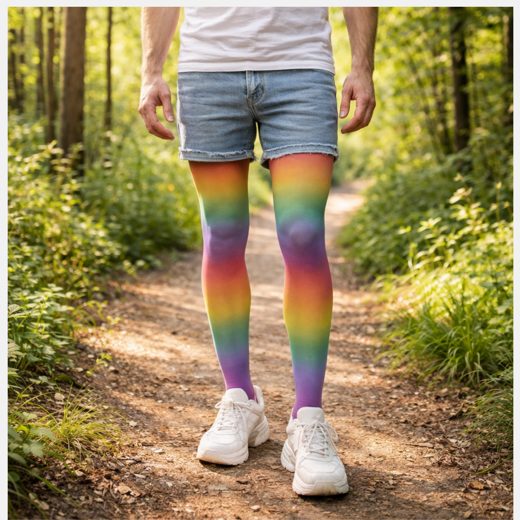 Pride-farbige Pantihose - 3