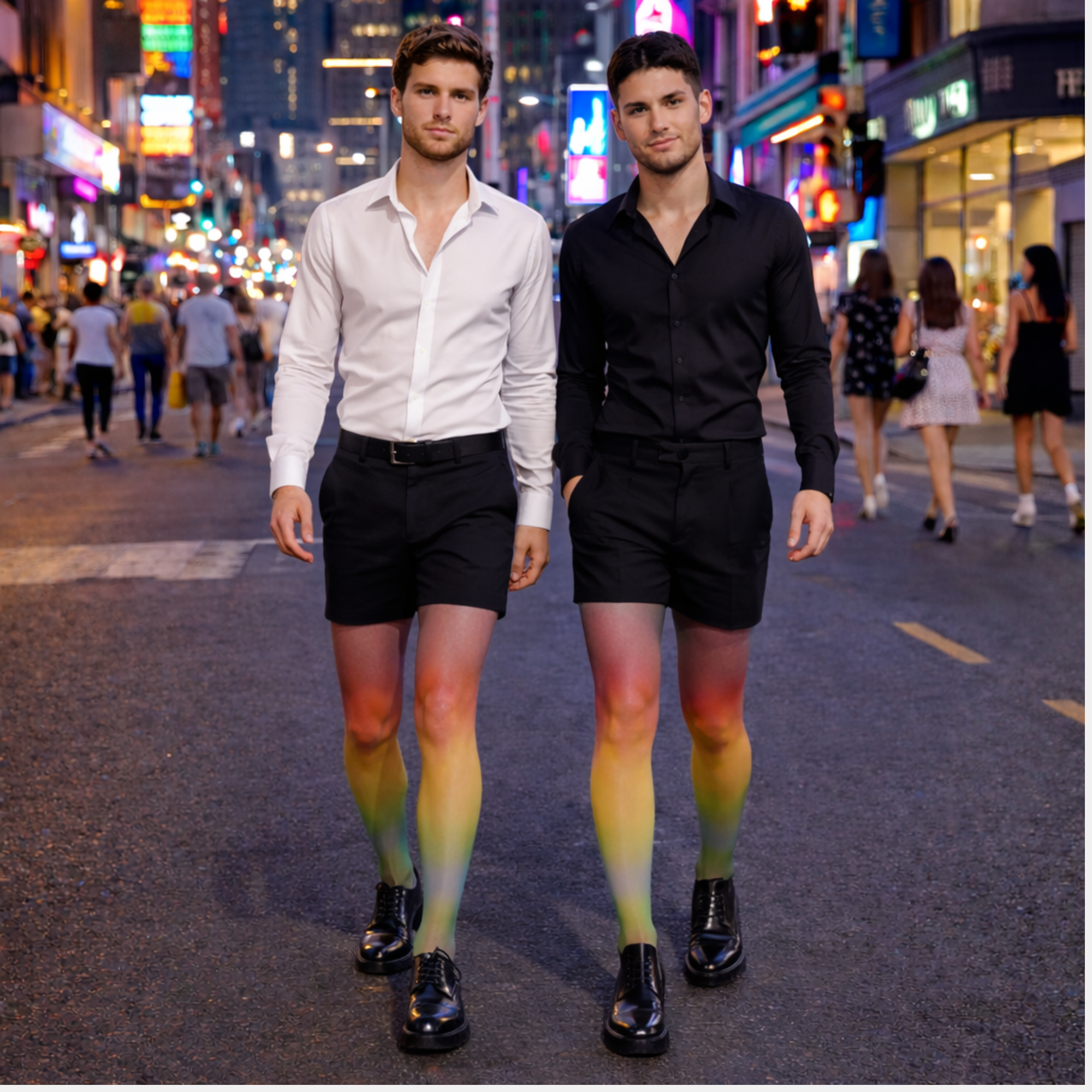 Pride-farbige Pantihose - 9