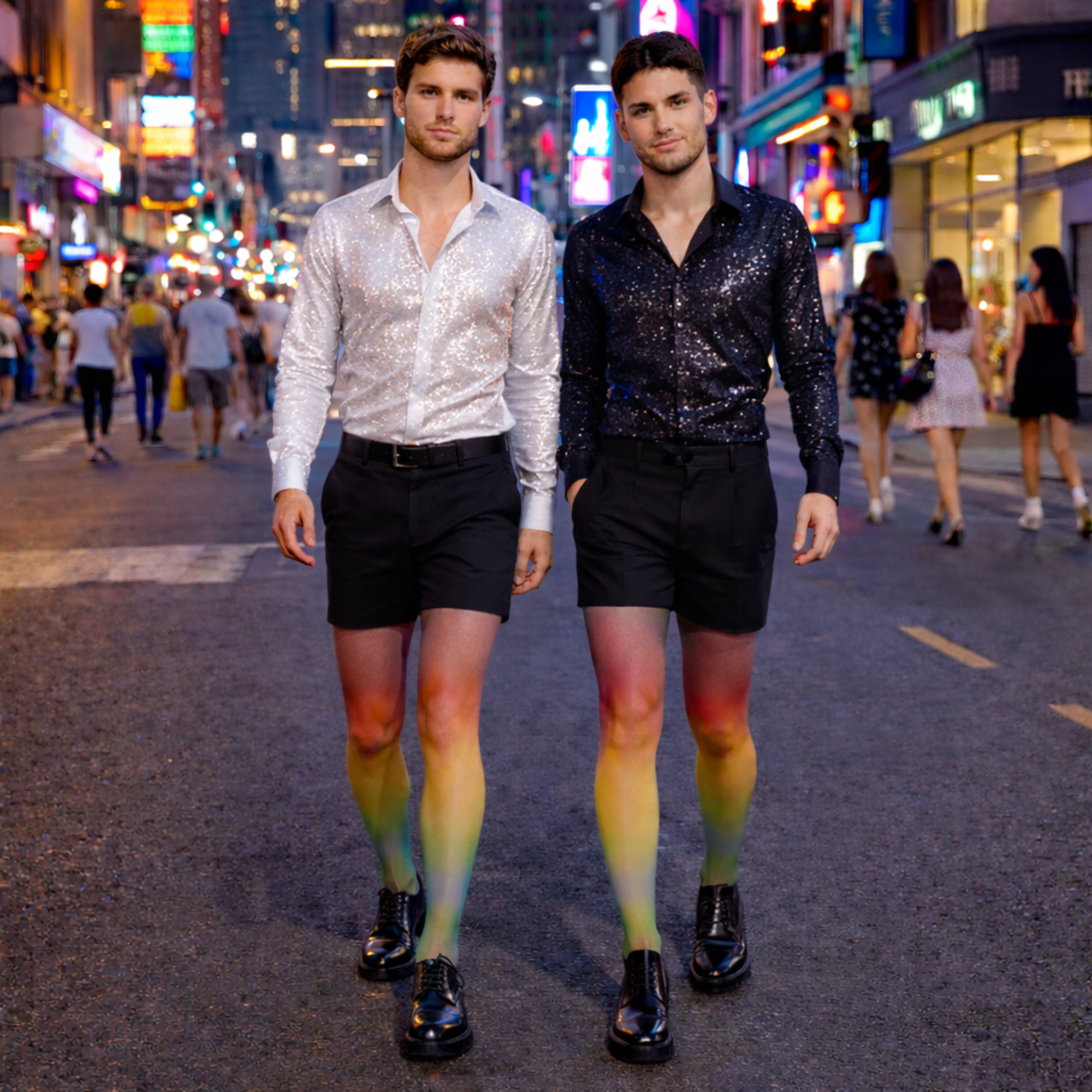 Pride-farbige Pantihose - 5