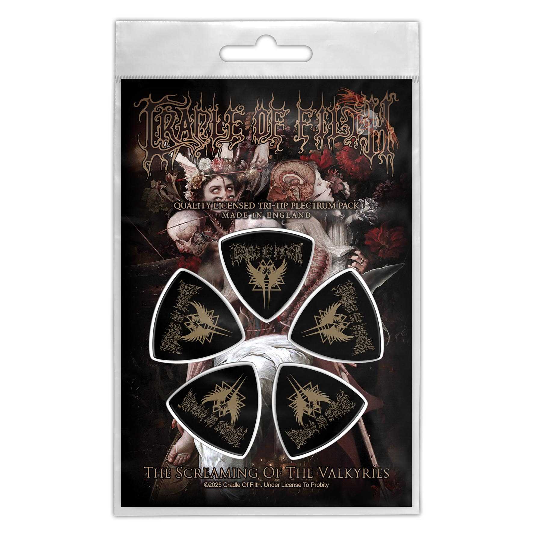 CRADLE OF FILTH PLECTRUM PACK: THE SCREAMING OF THE VALKYRIES