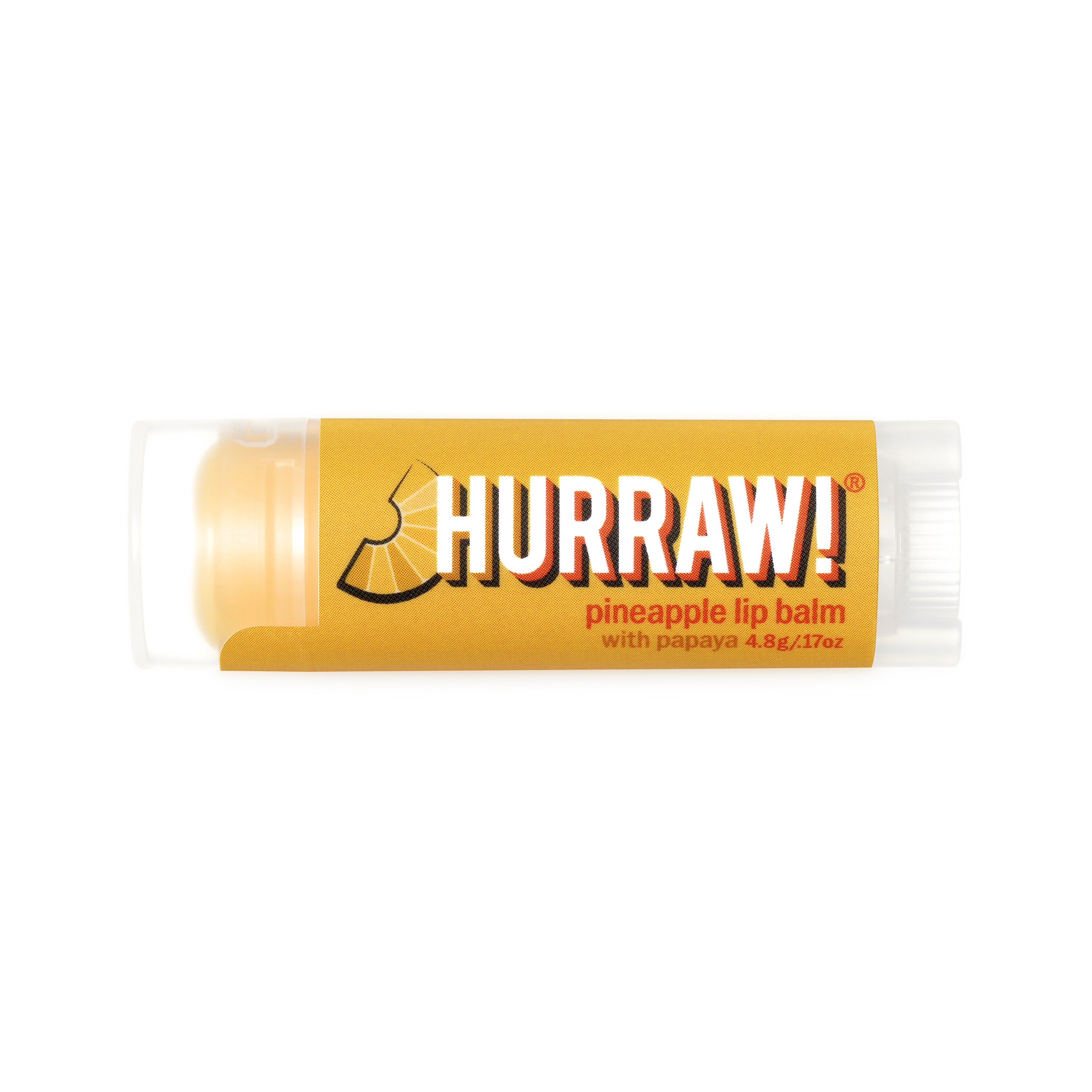 Hurraw Lip Balm Papaya Pineapple 4,8g