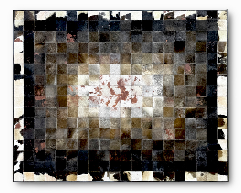 Industrial style lädermatta 160 x 200 cm