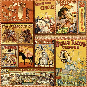 Graphic 45 Le Cirque Collection -Greatest Show on Earth 
