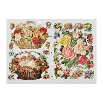 Bokmärken Second Hand - Blommor Vintage EF7098
