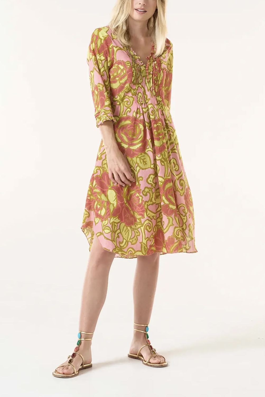 One Season - Middy Poppy San Sebastian Terracotta Cotton  - 4
