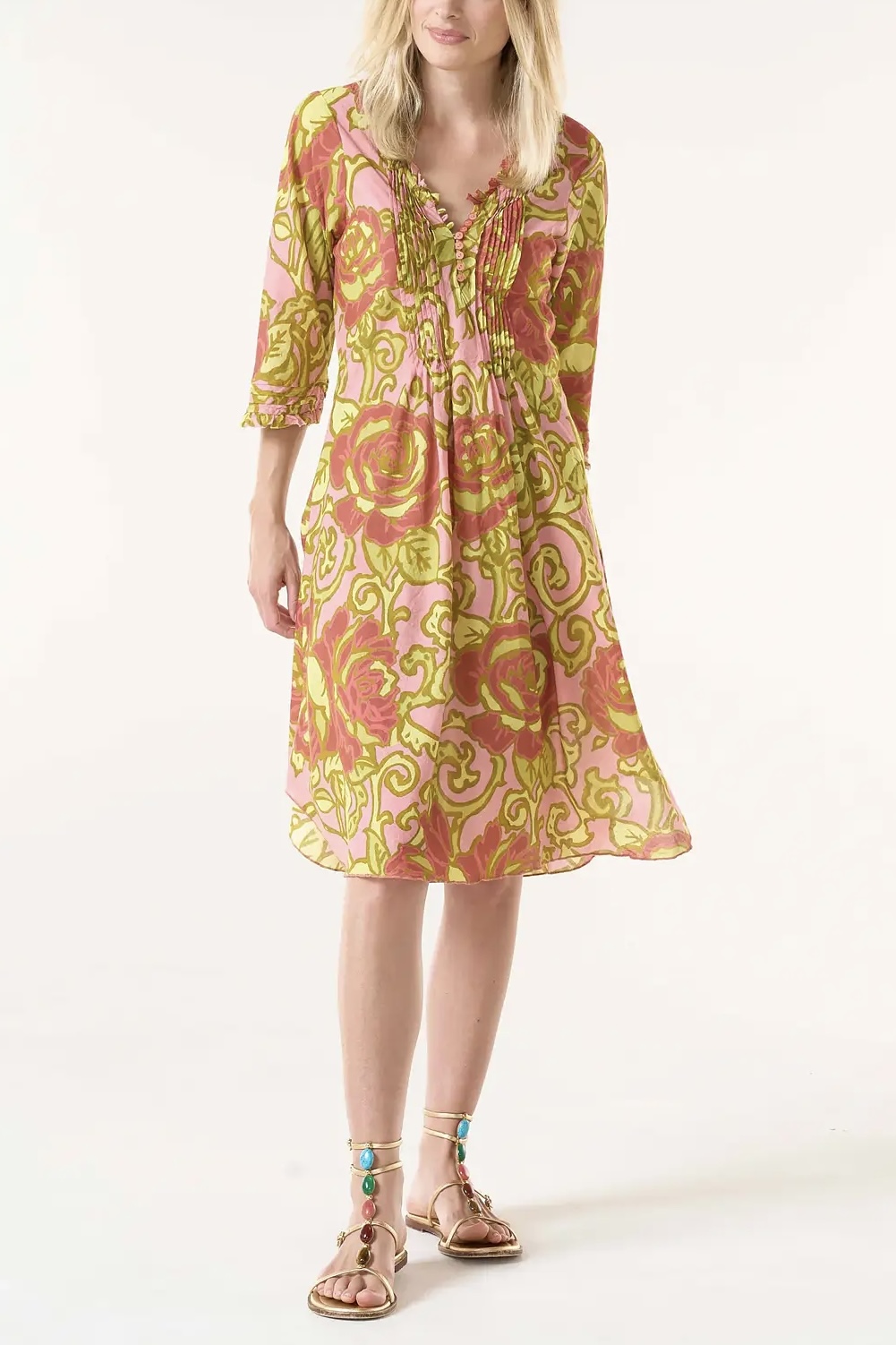 One Season - Middy Poppy San Sebastian Terracotta Cotton  - 2