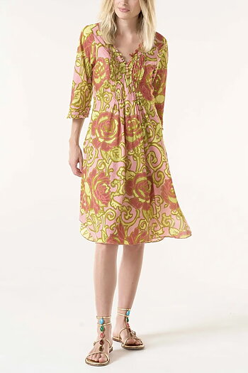 One Season - Middy Poppy San Sebastian Terracotta Cotton 