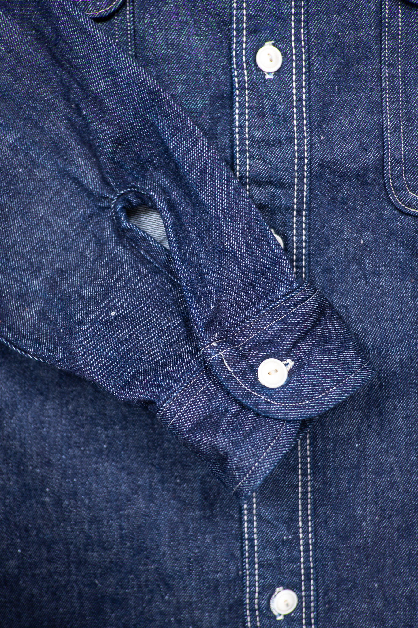 Samurai - Japanese Cotton Denim Work Shirt 10oz - 12