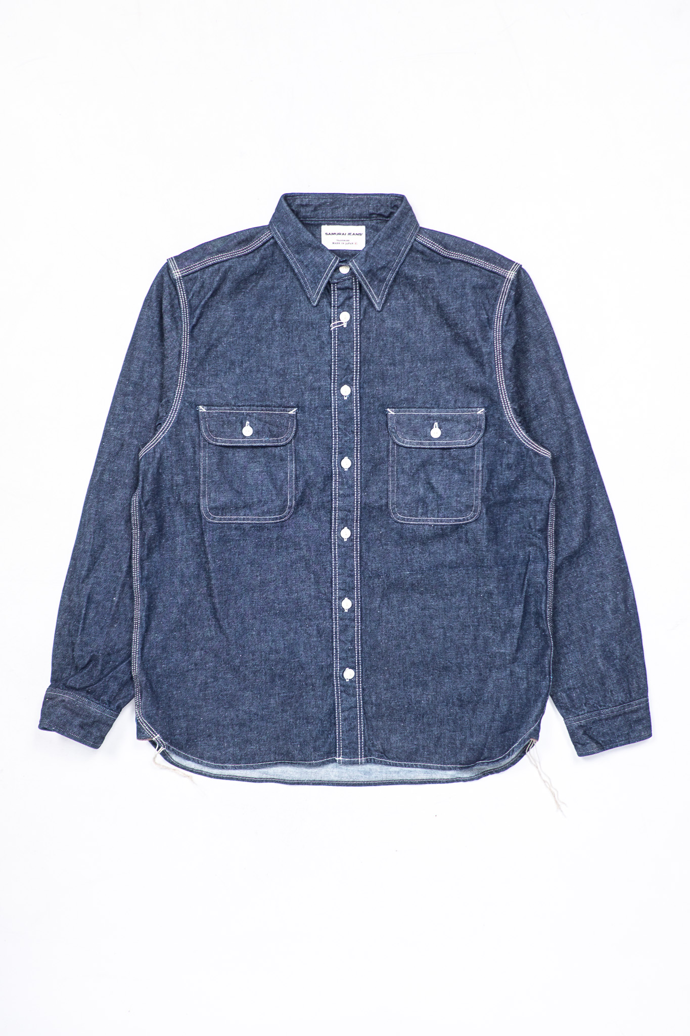 Samurai - Japanese Cotton Denim Work Shirt 10oz - 3