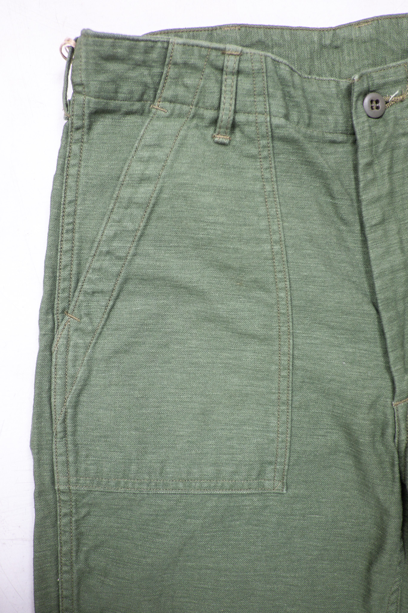 orSlow - US Army Fatigue Shorts Green - 4