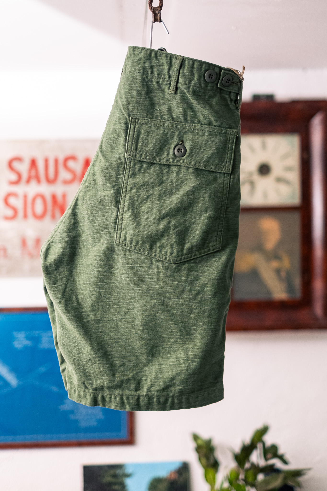 orSlow - US Army Fatigue Shorts Green