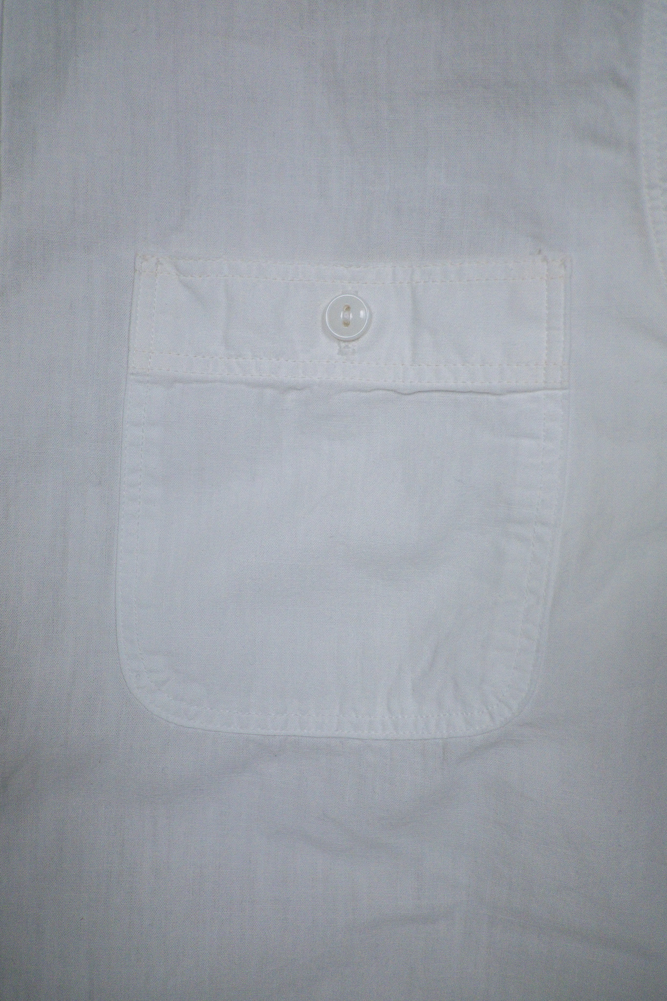 orSlow - Slim Fit White Chambray Work Shirt - 4