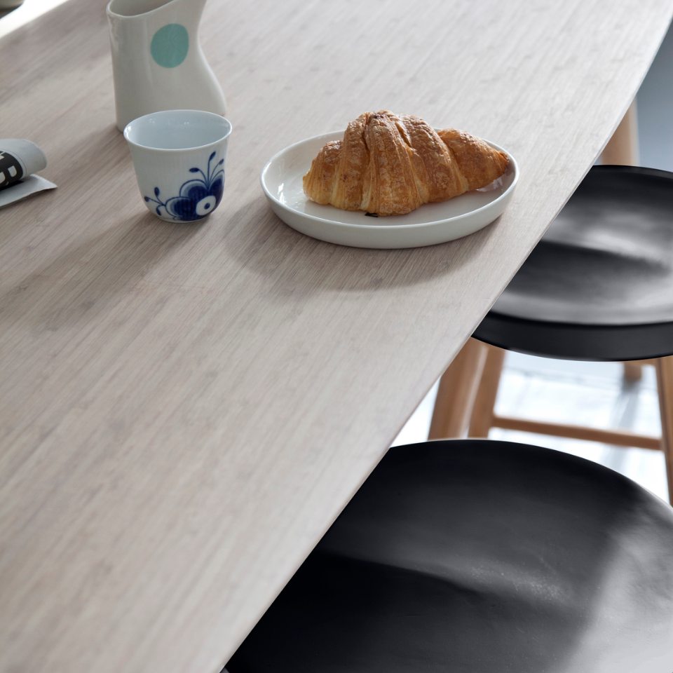Matbord 182 x 95 cm ljust trä Cinas - 3