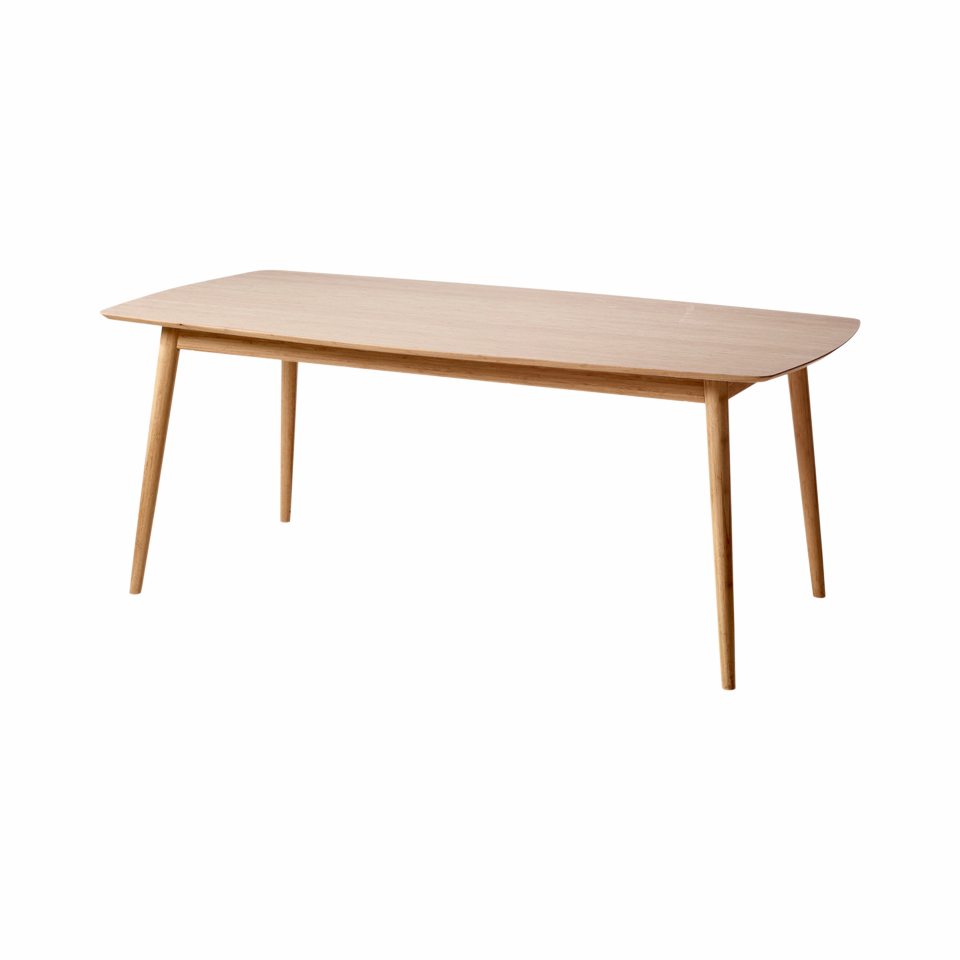 Matbord 182 x 95 cm ljust trä Cinas - 4