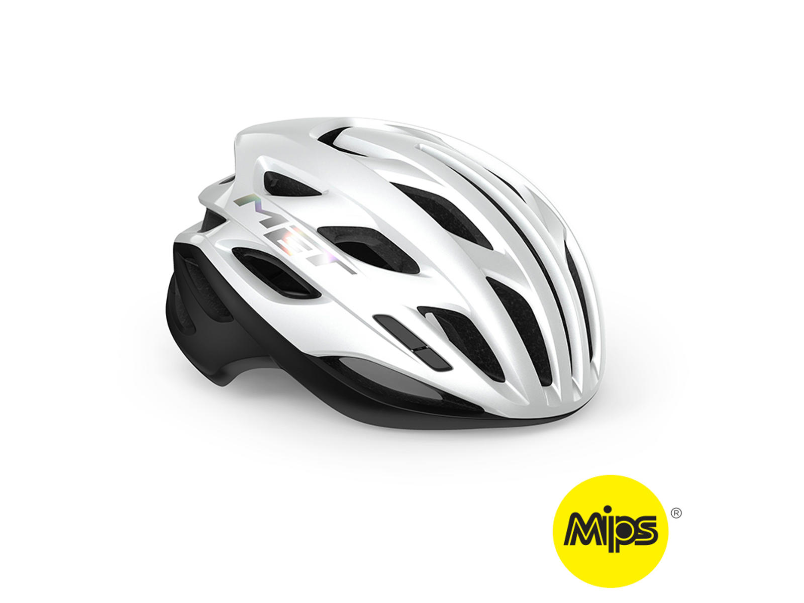 MET Helmet Estro MIPS White Holographic/Matt Glossy