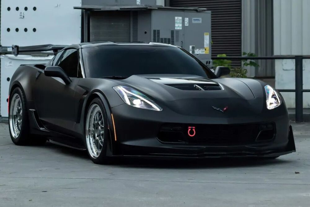 VLAND C8-inspirerade Full LED-strålkastare – EU-version (CORVETTE C7 14–19) - 2