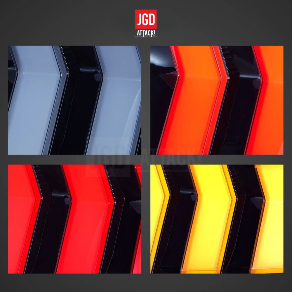 VLAND S650-Design Bakljus – Rökfärgade – Sats (FORD MUSTANG 2015–2023) - 4